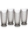 Villeroy & Boch Villeroy Boch Boston Saffron Highball Glasses, Set Of 4 In Clear