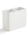 Cassadecor Lacquer Toothbrush Holder In White