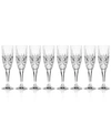 Godinger Dublin Champagne Flutes, Set Of 8
