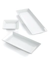 The Cellar Marc Nested Serving Trays, Set Of 3, Exclusively At Macy's In White