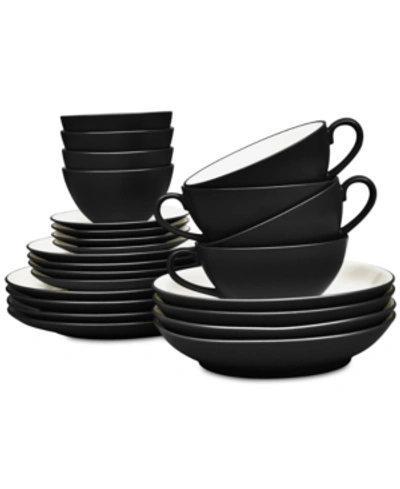 Noritake Colorwave 24-pc. Dinnerware Set, Service For 4 In Graphite