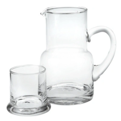 Badash Crystal 2-piece Long Island 10 Oz. Carafe Set In Clear