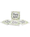 Thirstystone Wreath Happy Home 4-pc. Coaster Set In Multi