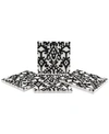 Thirstystone Samara Black Ikat 4-pc. Coaster Set In Multi
