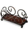Thirstystone Bronze-tone Scroll Upright Coaster Holder In Bronze