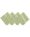 Elrene La Classica Linen Napkin, Set Of 4 In Lime