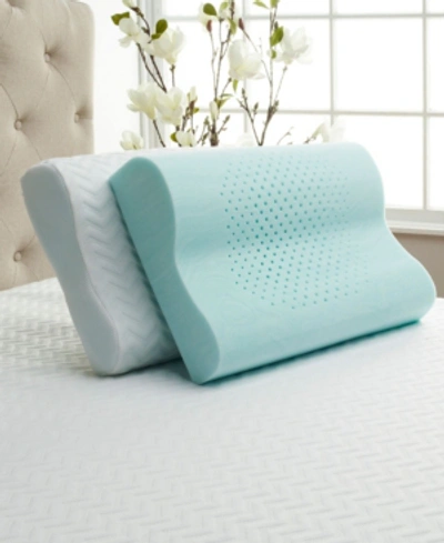 Carpenter Co. Comfort Tech Serene Foam Contour Pillow In White