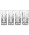 MARQUIS BY WATERFORD CROSBY HIGHBALL GLASSES, SET OF 4