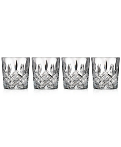 MARQUIS BY WATERFORD MARKHAM DOUBLE OLD FASHIONED GLASSES, SET OF 4