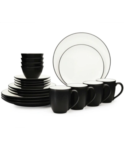 Noritake Colorwave 20-pc. Coupe Dinnerware Set, Service For 4 In Graphite