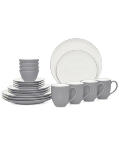 Noritake Colorwave 20-pc. Coupe Dinnerware Set, Service For 4 In Slate