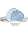 Noritake Hammock 12-pc. Dinnerware Set In Blue