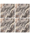 Thirstystone Minerals 4-pc. Occasions Coaster Set In White