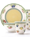 VILLEROY & BOCH FRENCH GARDEN 12-PC. SET SERVICE FOR 4