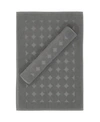 Linum Home Sinemis Circle Design 2-pc. Bath Mat Set Bedding In Dark Grey