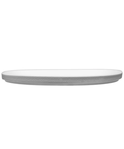 Noritake Colortex Stone Round Platter In Grey