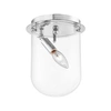 Elk Lighting Lightway 1 Light Flush In Polished Chrome In Chrome