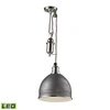 Elk Lighting Carolton 1 Light In Silver