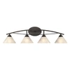 Elk Lighting 4 Light Vanity In Bronze