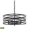 Elk Lighting Vorticy 4 Light Chandelier In Oil Rubbed Bronze In Bronze