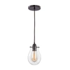 Elk Lighting Jaelyn 3 Light Pendant In Oil Rubbed Bronze In Bronze