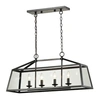 Elk Lighting Alanna Collection 4 Light Pendant In Oil Rubbed Bronze In Bronze