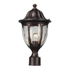 Elk Lighting 1 Light Post Mount In Regal Bronze In Bronze