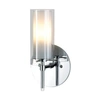 ELK LIGHTING TUBOLAIRE 120V SCONCE WITH LAMP. CLEAR OUTER AND WHITE INNER GLASS