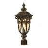 Elk Lighting Logansport Collection 1 Light Outdoor Post Light In Hazelnut Bronze In Bronze