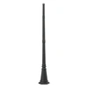 Elk Lighting Collection Outdoor Post In Charcoal In Charcoal