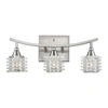 Elk Lighting Matrix 3-light Vanity In Satin Nickel In Silver