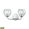 Elk Lighting Emory 2 Vanity Polished Chrome In Chrome