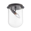 Elk Lighting Lightway 1 Light Flush In Oil Rubbed Bronze In Bronze