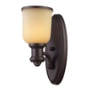 Elk Lighting Brooksdale 1-light Sconce In Oiled Bronze In Bronze