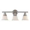 Elk Lighting Berwick 3-light Sconce In Brushed Nickel In Silver