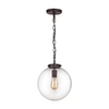 Elk Lighting Gramercy 1 Light Pendant In Oil Rubbed Bronze In Bronze