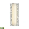 Elk Lighting Captiva Vanity Polished Stainless/matte Nickel In Silver