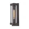 Elk Lighting Chasebrook 1 Light Wall Sconce In Clay Iron In Silver