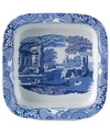 SPODE "BLUE ITALIAN" SQUARE DISH, 10"