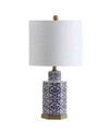 JONATHAN Y DIANA 23.5" GINGER JAR CERAMIC,METAL LED TABLE LAMP