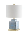 JONATHAN Y CATHERINE 22" CERAMIC,METAL GINGER JAR LED TABLE LAMP