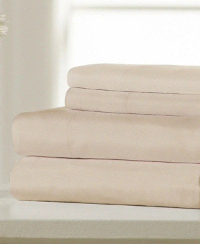 Ella Jayne Super Soft Triple Brushed Microfiber 4-piece Sheet Set - Queen Bedding In Taupe