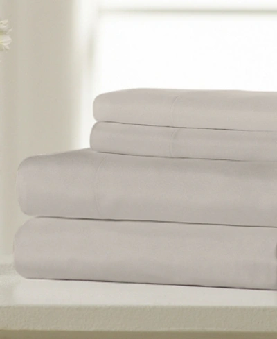 Ella Jayne Cozy Touch Triple Brushed Microfiber 4-pc. Sheet Set, California King In Silver
