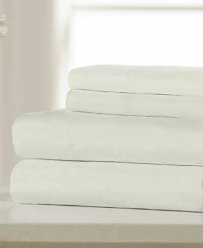Ella Jayne Super Soft Triple Brushed Microfiber 4-piece Sheet Set - California King Bedding In Sage