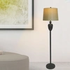 FANGIO LIGHTING 'S 1591BZ 61" METAL DECORATIVE URN FLOOR LAMP