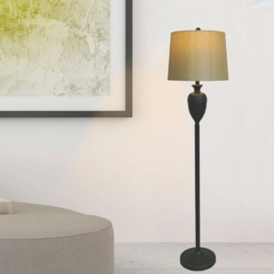 Fangio Lighting 's 1591bz 61" Metal Decorative Urn Floor Lamp In Multi