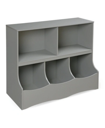 Badger Basket Multi-bin Storage Cubby In Gray