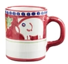 Vietri Campagna Mug In Red
