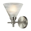 Elk Lighting 1 Light Bath In Brushed Nickel In Silver