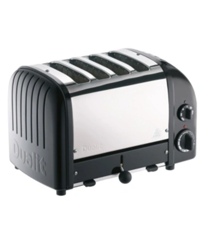 Dualit 4 Slice Newgen Toaster In Matt Black